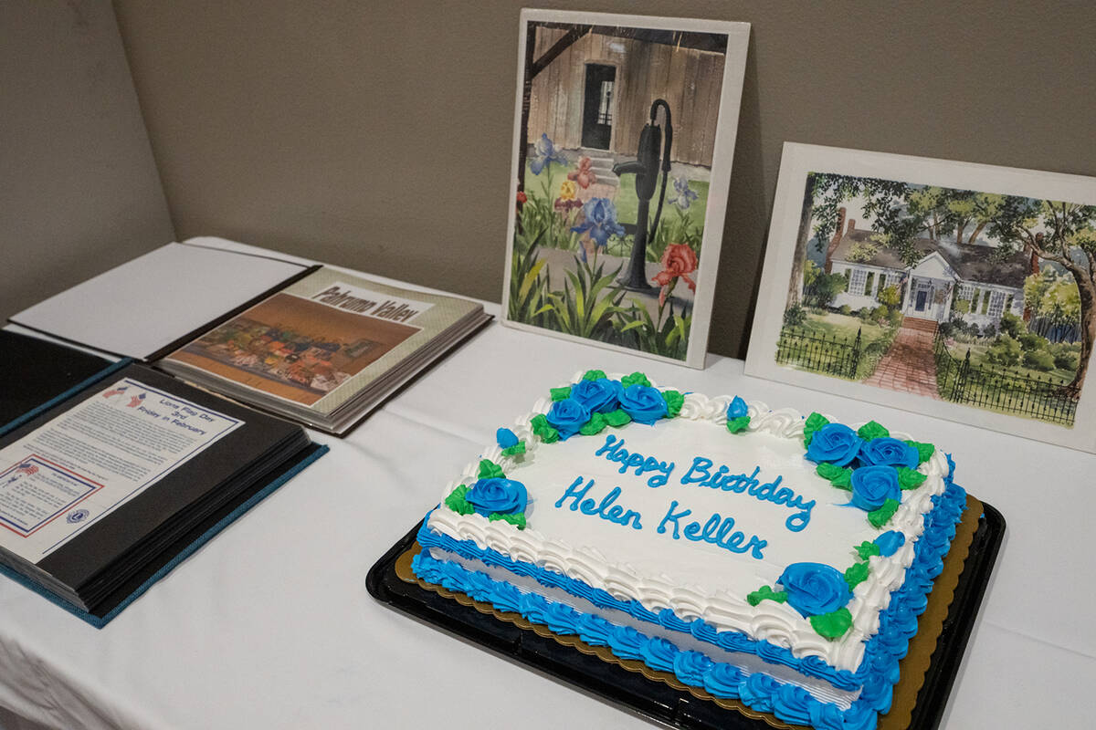 Helen Keller spent her life advocating on behalf of those with vision and hearing impairments a ...