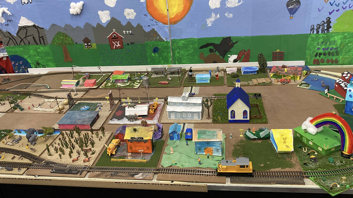 Pahrump Model Railroad Club Show at the Pahrump Valley Museum, June 26 and 27. (Robin Hebrock/P ...