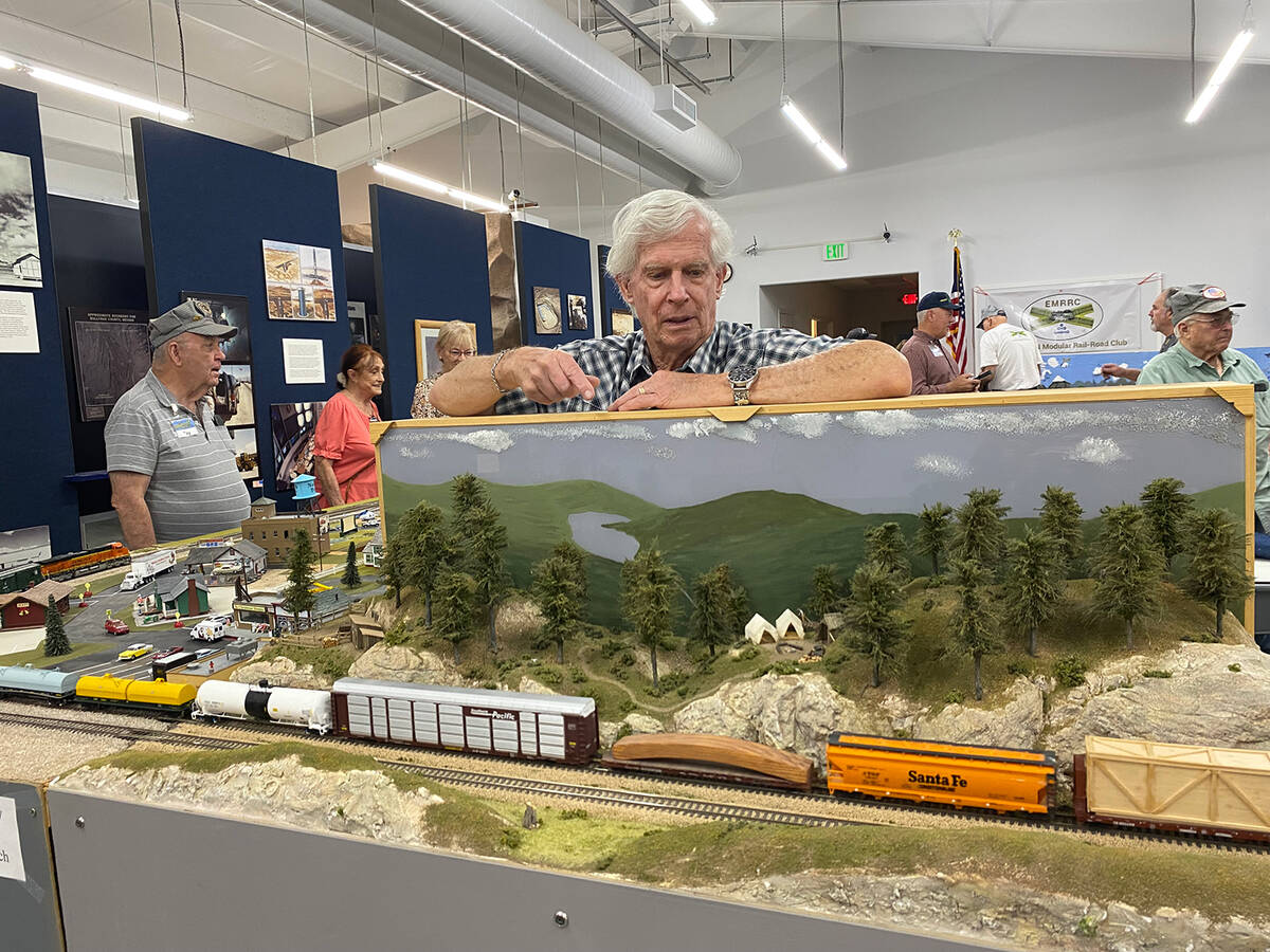 Pahrump Model Railroad Club Show at the Pahrump Valley Museum, June 26 and 27. (Robin Hebrock/P ...