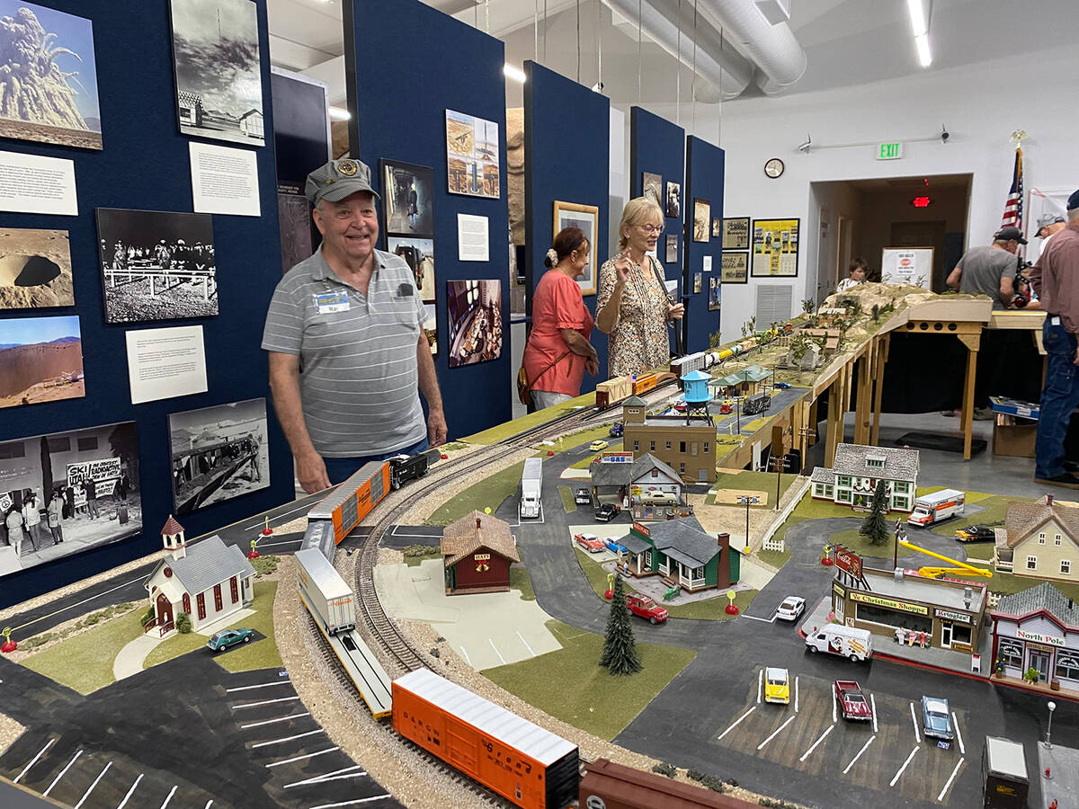 The Pahrump Model Railroad Club hosted an exhibit at the Pahrump Valley Museum on June 26 and 2 ...