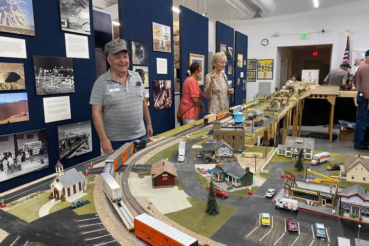 The Pahrump Model Railroad Club hosted an exhibit at the Pahrump Valley Museum on June 26 and 2 ...