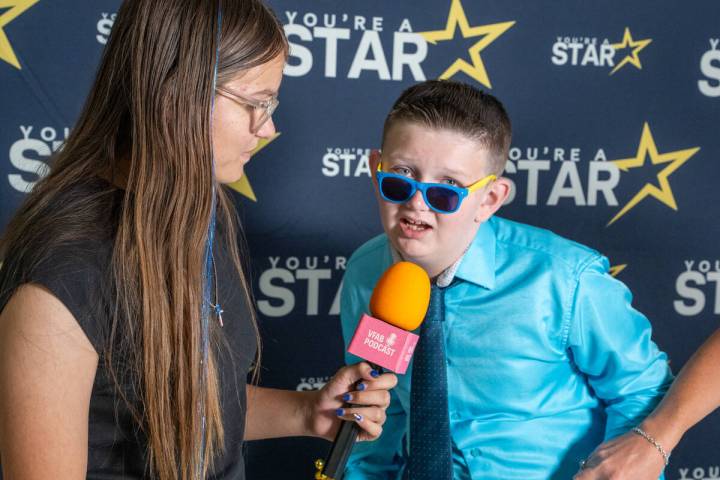 This youngster was interviewed like a Hollywood celebrity in front of a “You’re a Star” m ...