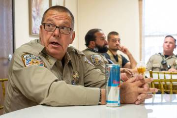 At the start of the conversation, Nye County Sheriff Joe McGill thanked his staff. “They’re ...