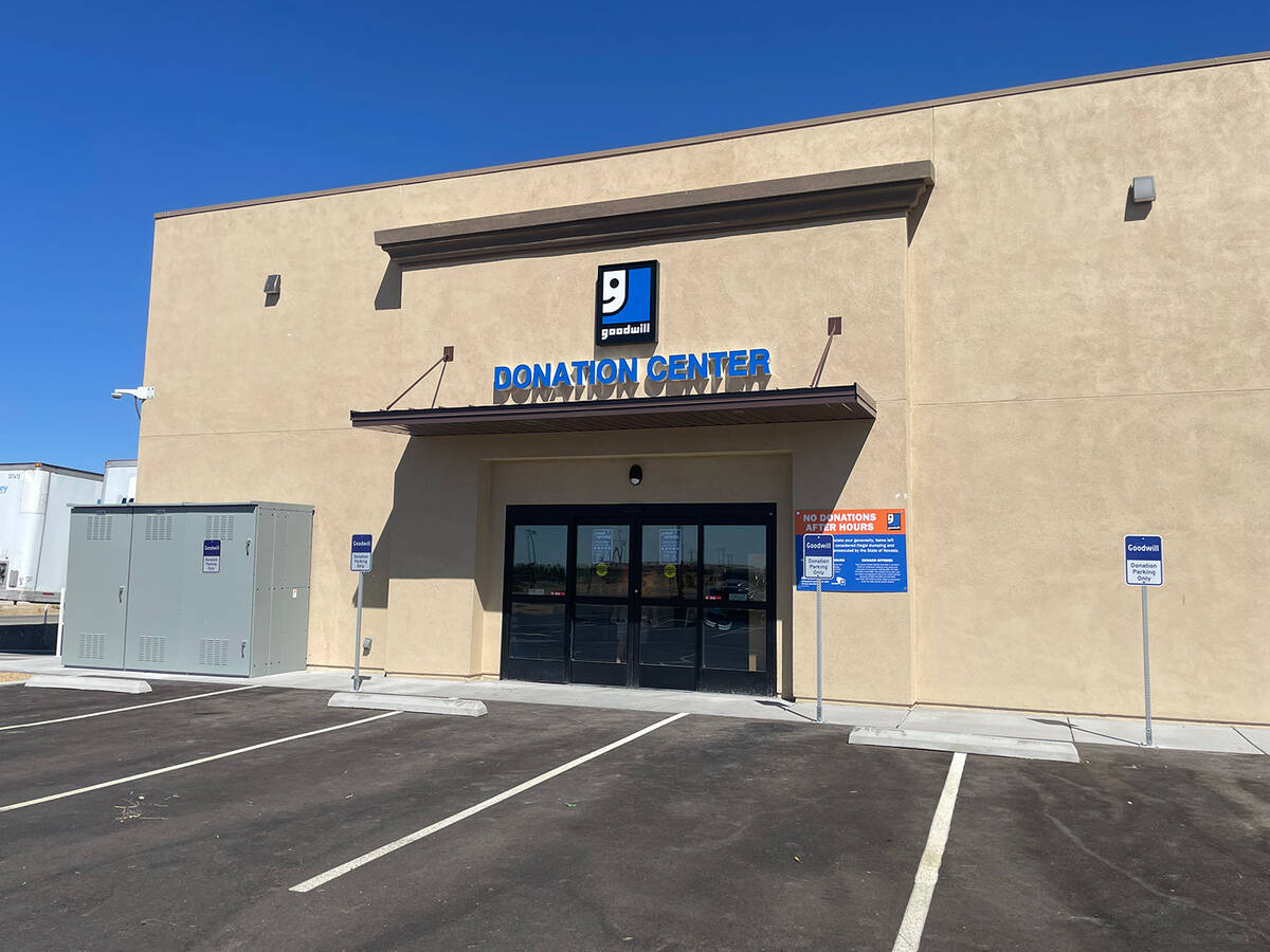 Goodwill has been serving Pahrump for 13 years and it now has a new facility just off Highway 1 ...
