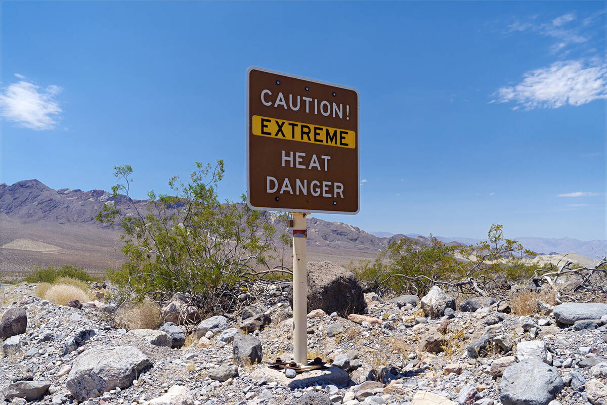 Nye County is warning residents about the high temperatures expected in the valley this weekend ...