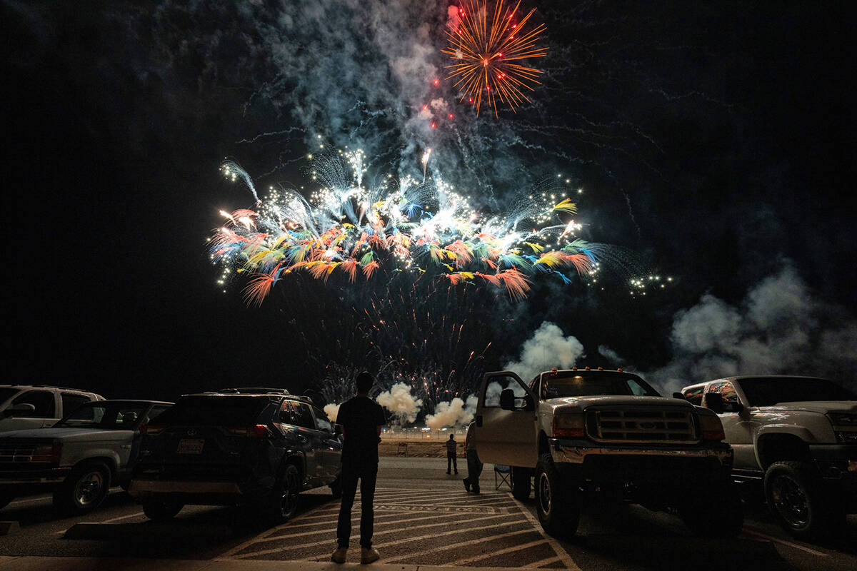 The town of Pahrump's annual Freedom Festival Fireworks Show took place Saturday, July 4 at its ...