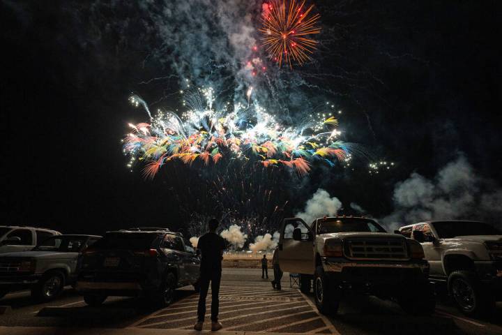 The town of Pahrump's annual Freedom Festival Fireworks Show took place Saturday, July 4 at its ...
