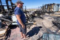 Almost one week after the June 26 fire that destroyed his family’s house, Air Force veteran J ...