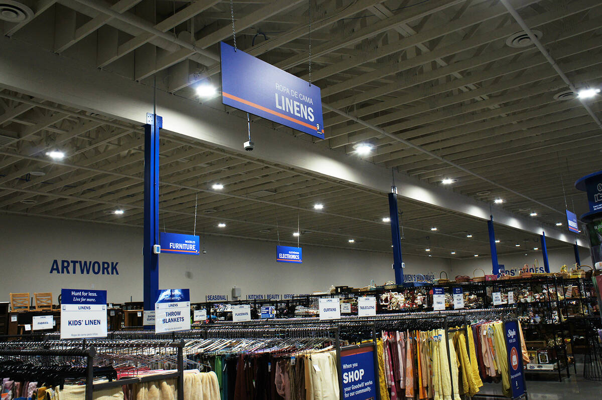 The new Goodwill store in Pahrump is approximately 21,000 square feet and was built from the gr ...