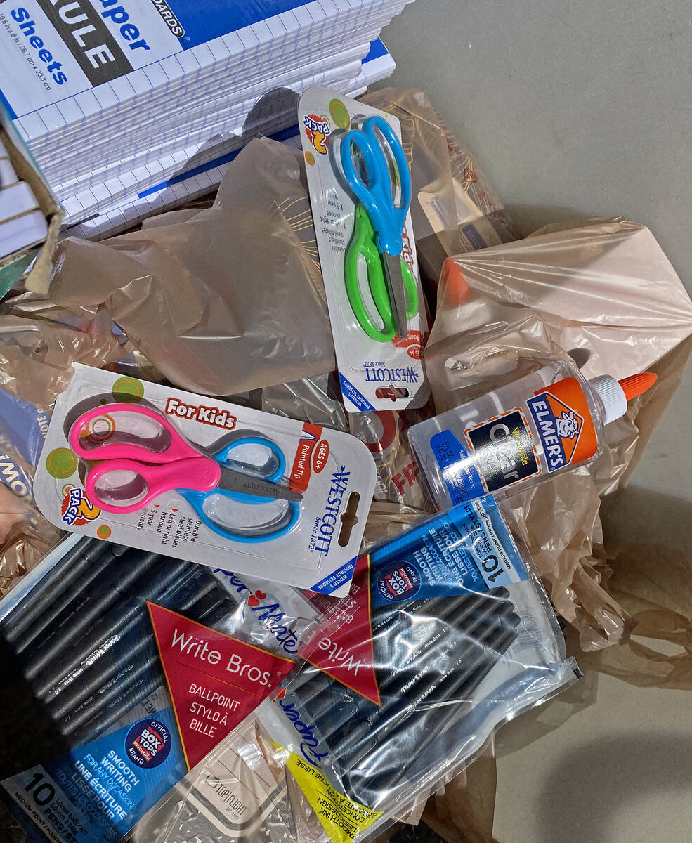 The Fill the Bucket Truck School Supply Drive aims to collect everything from scissors, paper, ...