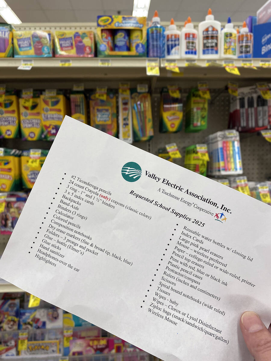 The 20th Annual Valley Electric Association Fill the Bucket Truck School Supply Drive is set fo ...