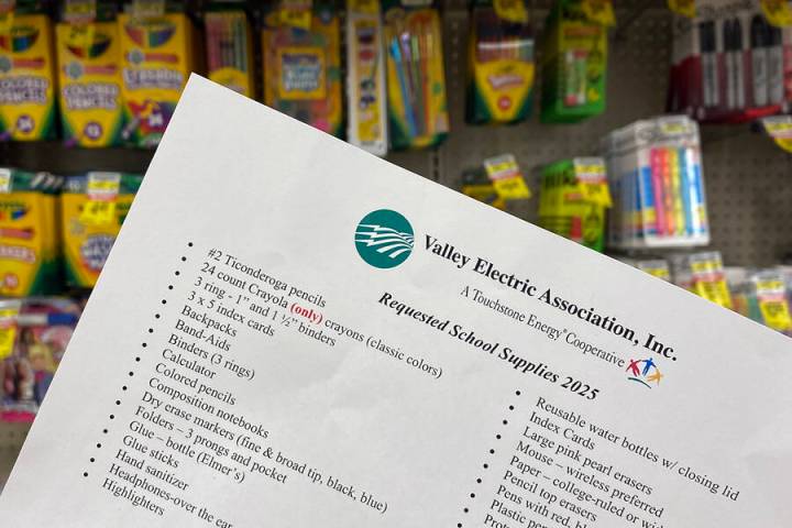 The 20th Annual Valley Electric Association Fill the Bucket Truck School Supply Drive is set fo ...