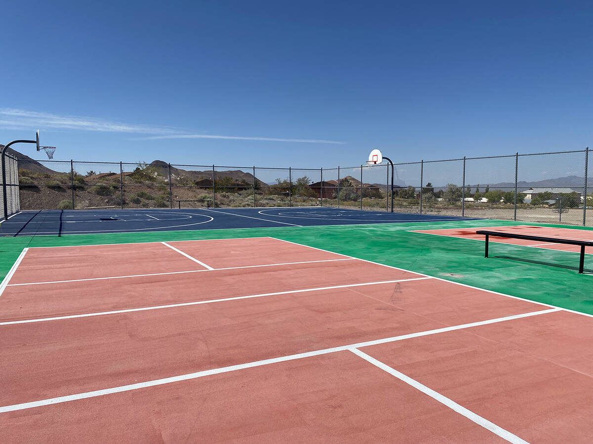 Included in the recent Harvey Park renovations project was an overhaul of the existing basketba ...