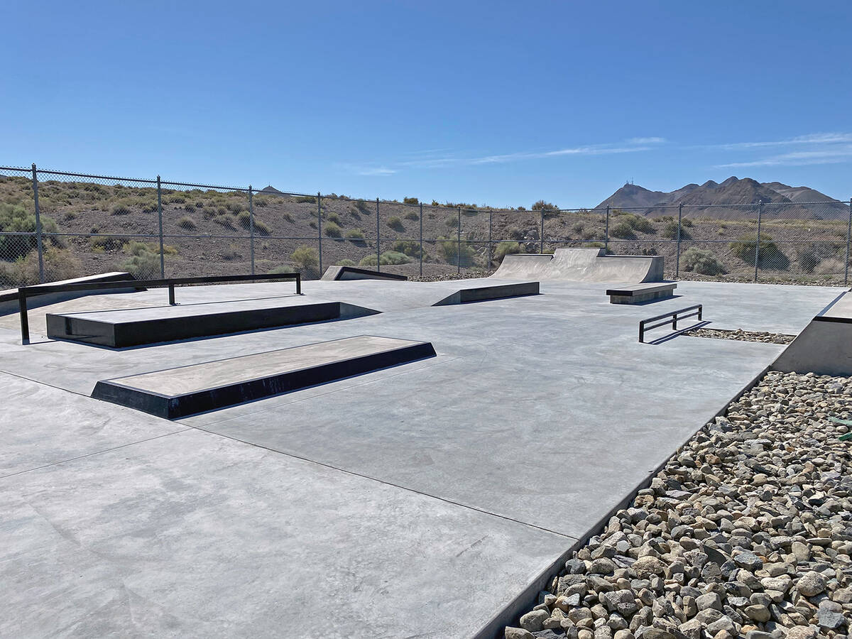 With elements created by skatepark design company Spohn Ranch, the skatepark at Harvey Park is ...