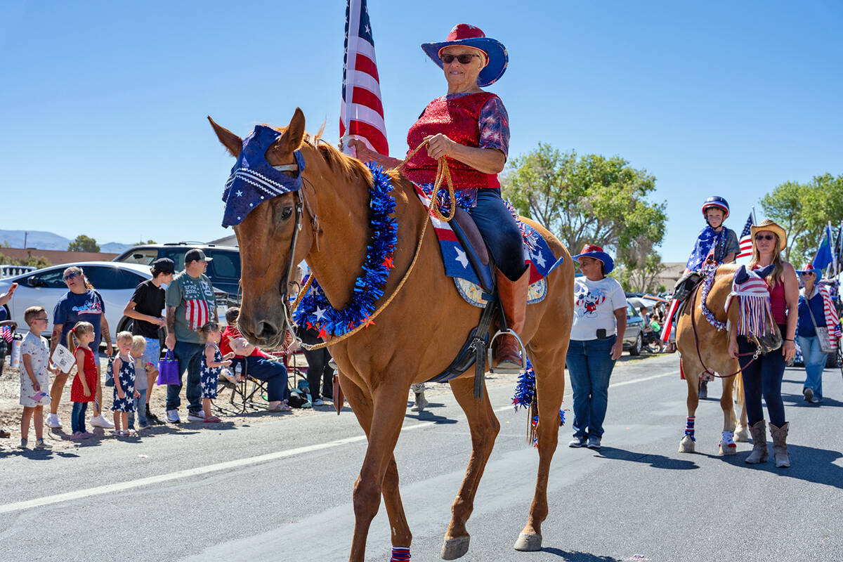 Earning the Most Patriotic/George Washington Award in the 4th of July Parade was Sundance Ranch ...