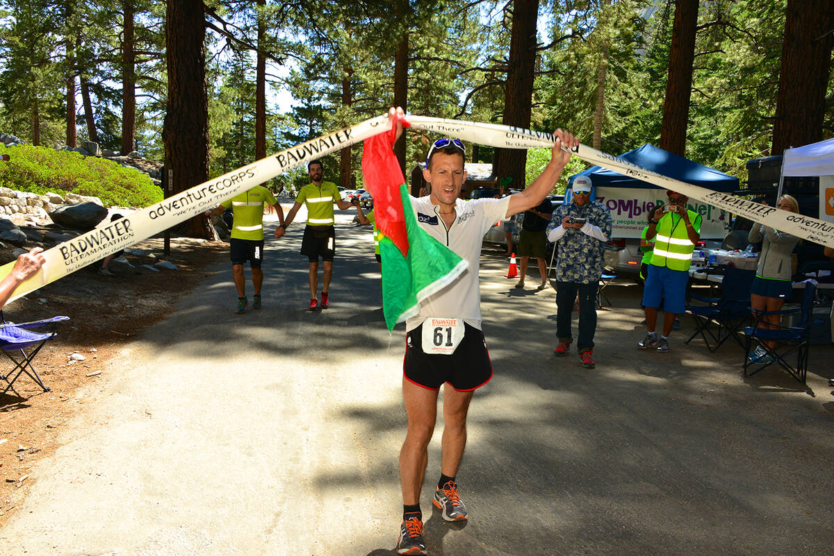 Badwater 135 concludes at Whitney Portal, the trailhead to Mount Whitney, the highest point in ...
