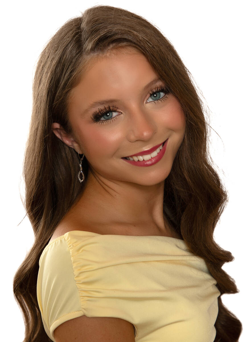 Contestant No. 6 in the 2026 Miss Pahrump Pageant is Aubree Chiancone. (Miss Pahrump Pageant)