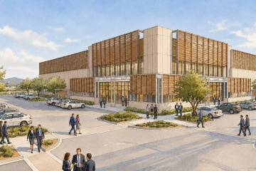 The Manse Technology Campus, shown in a rendering, is a proposed 900-acre data center facility ...