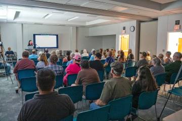 Justyne Lobello hosted AI and Data Centers: 101 on Saturday, July 18 at the Pahrump Community L ...