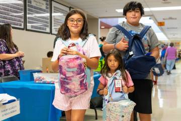 The NyE Communities Coalition-coordinated Back to School Fair returned to Pahrump on Saturday, ...