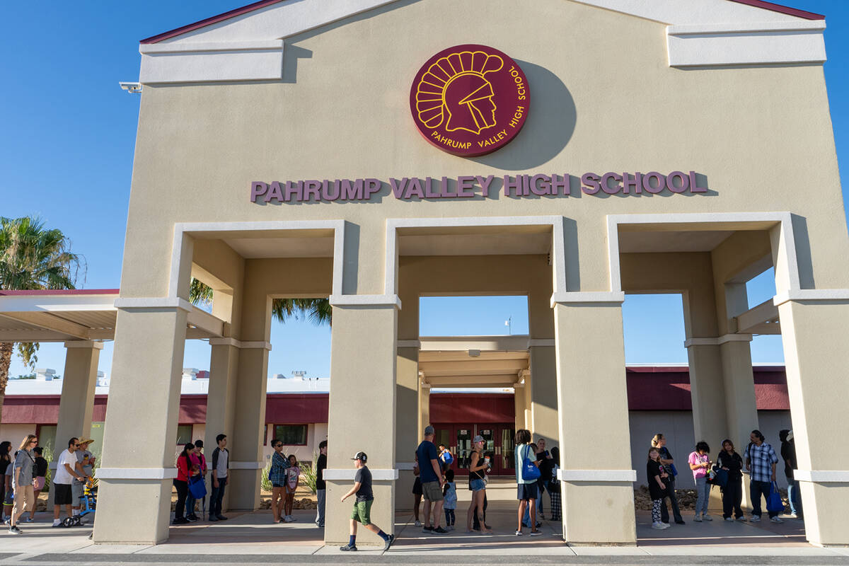 Last year's Back to School Fair was held at Pahrump Valley High School and returned again to th ...