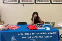 Nevada Dept. of Child and Family Services Rural Foster Care Recruiter Perla Landa-Munoz was in ...