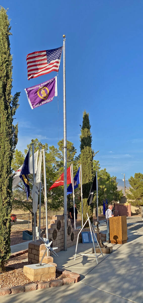 Pahrump will honor Purple Heart Day on Friday, August 7 at the Pahrump Veterans Memorial inside ...