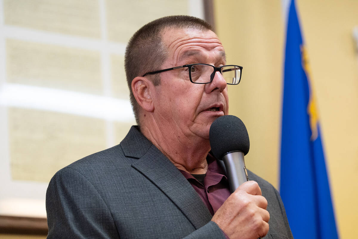 "Crime is down throughout Nye County. You can pick and choose the major categories, and you can ...