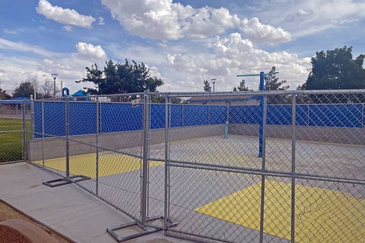 The Simkins Park Splash Pad remains closed to the public and a new date for the postponed grand ...