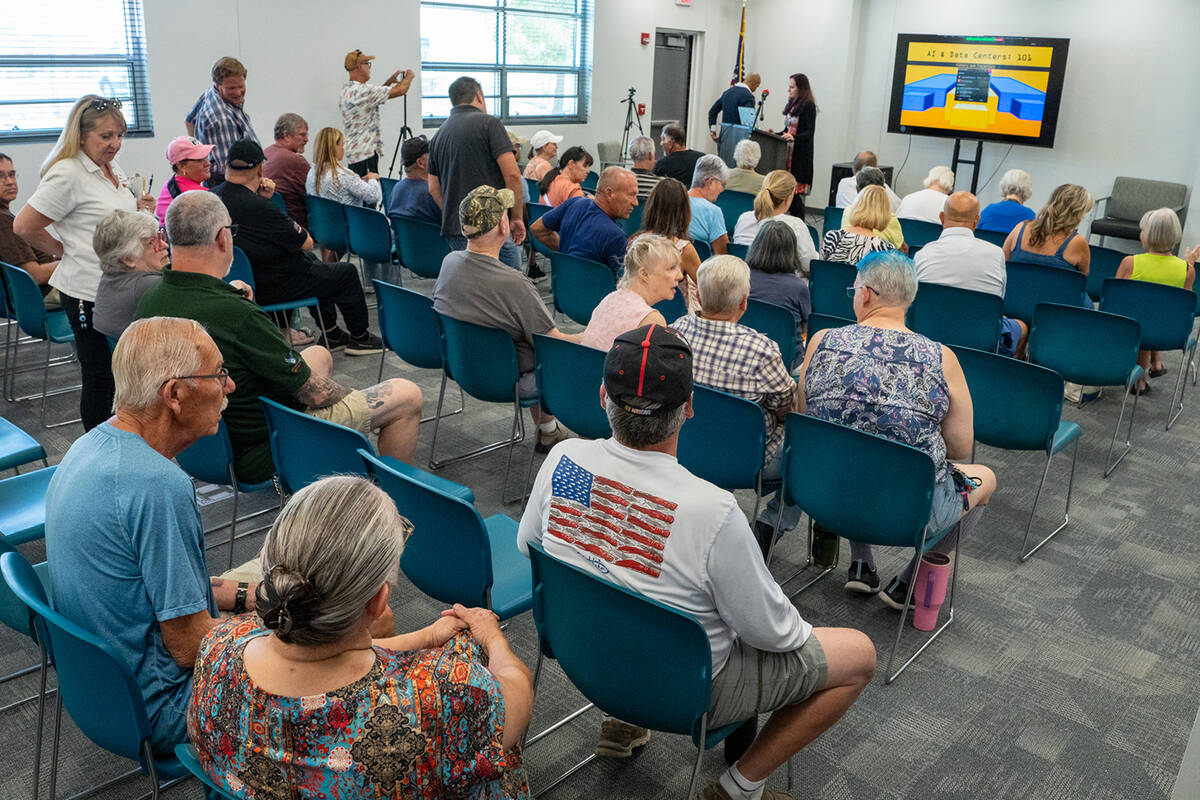 The upcoming "AI and Data Centers: 101" presentations at the Pahrump Community Library have a m ...