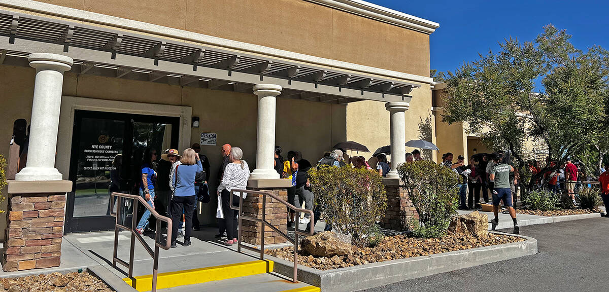 The public has been riled up about potential data center development and the Nye County Commiss ...