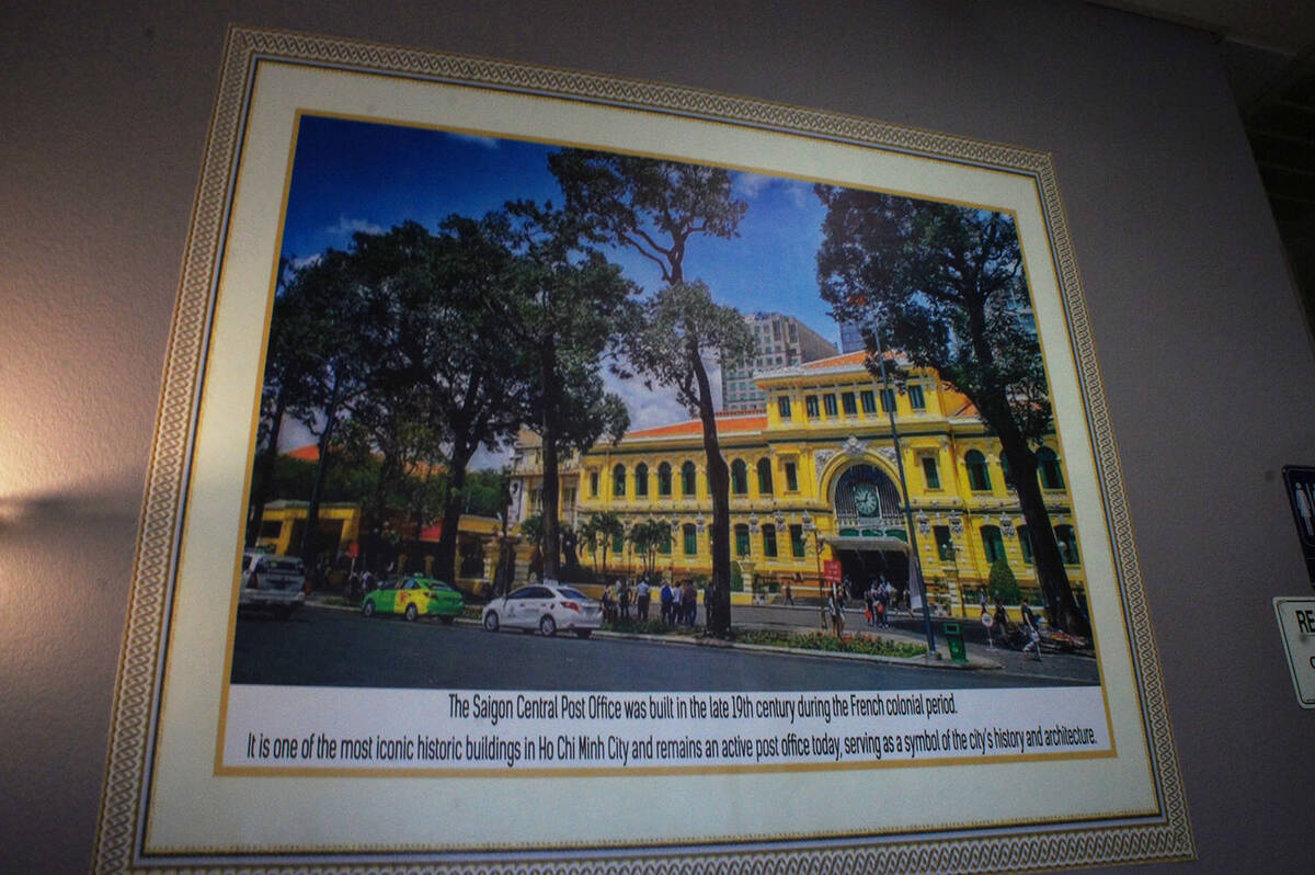 A photo of the Saigon Central Post Office in Ho Chi Minh City in O Happy Bread. “So I try to ...
