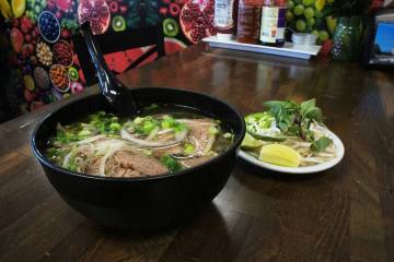 O Happy Bread is currently serving four different varieties of pho. A steak and brisket pho, a ...
