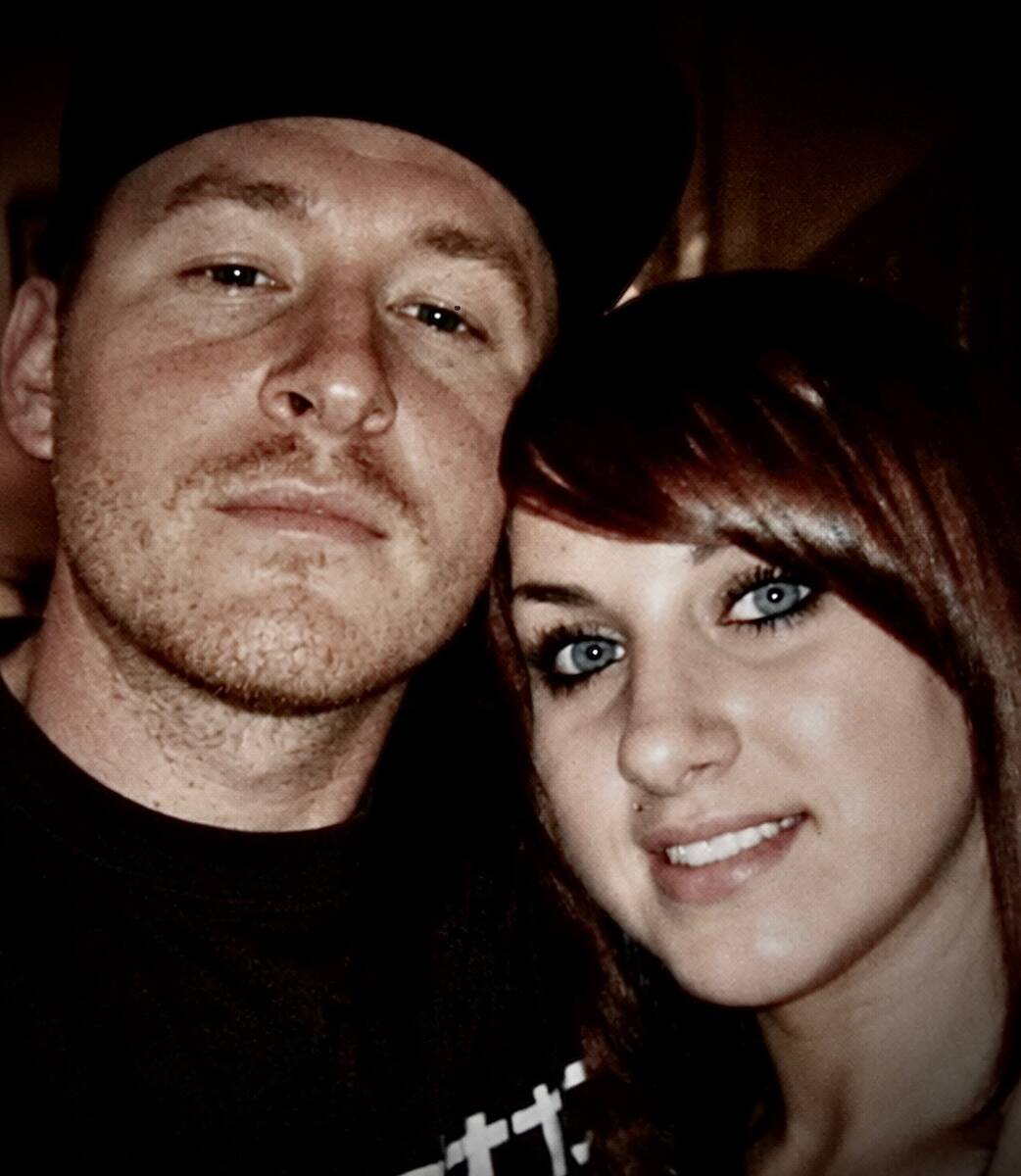 Matthew Rios and his fiancée, Stevie Miller, are pictured. Miller died in Nye County custody i ...