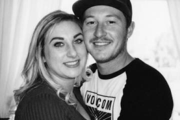 Matthew Rios and his fiancée, Stevie Miller, are pictured. Miller died in Nye County custody i ...