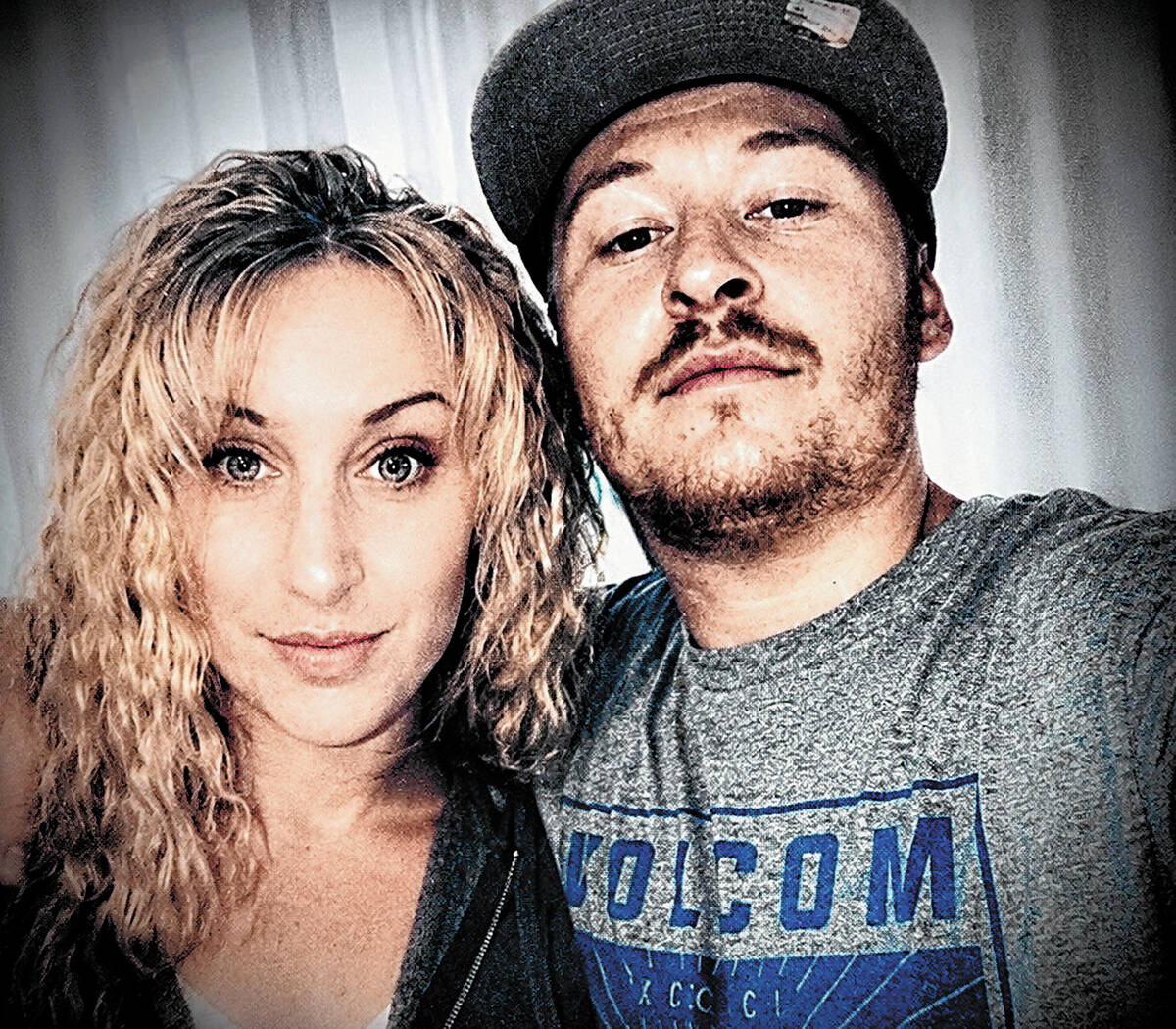 Matthew Rios and his fiancée, Stevie Miller, are pictured. Miller died in Nye County custody i ...