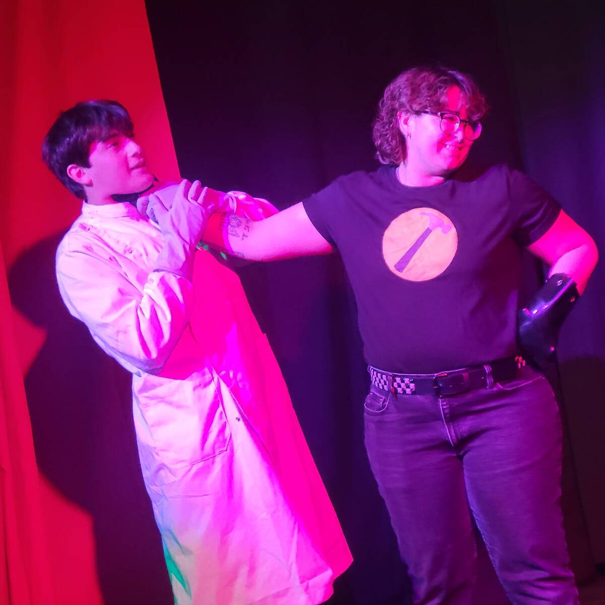 A sneak peek from “Dr. Horrible’s Sing-Along Blog” dress rehearsal. The premiere performa ...