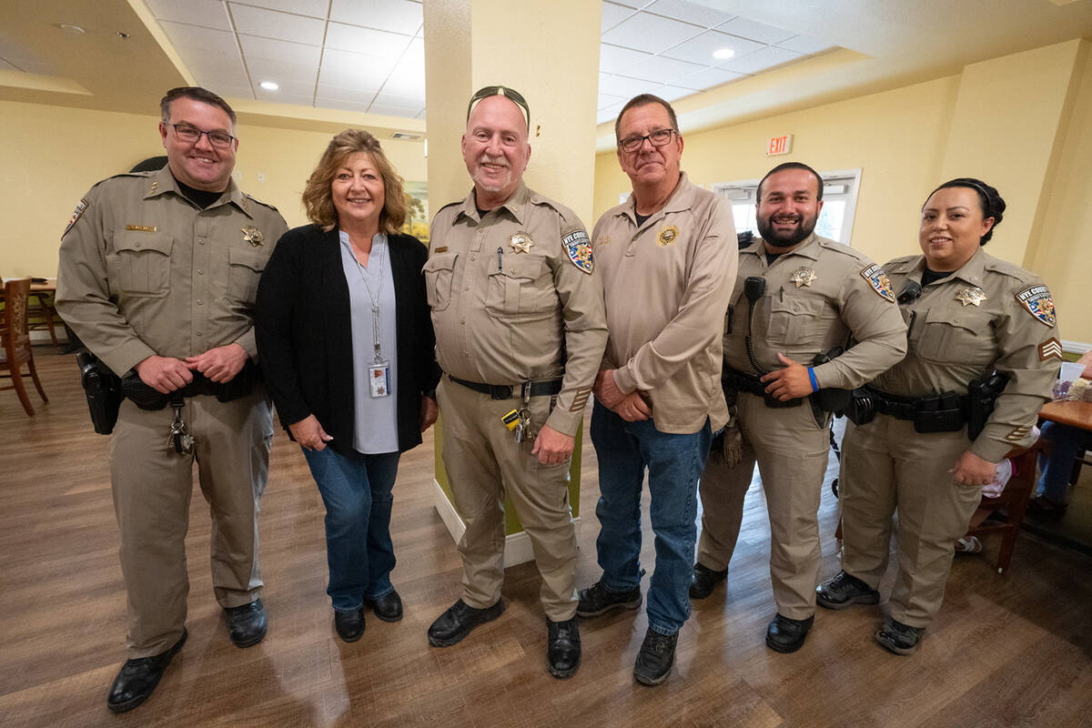(From left to right) Undersheriff Cory Fowles, Sheriff’s Administrative Manager Tammy Engel, ...