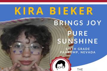 “What makes Kira extraordinary is the joy and warmth she brings into the lives of others," sa ...