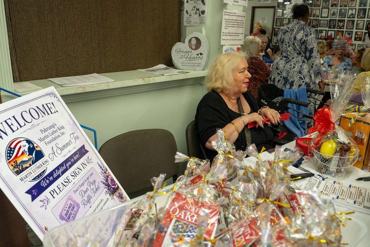 Pahrump MLK Scholarship Foundation Summer Tea. (John Clausen/Pahrump Valley Times)
