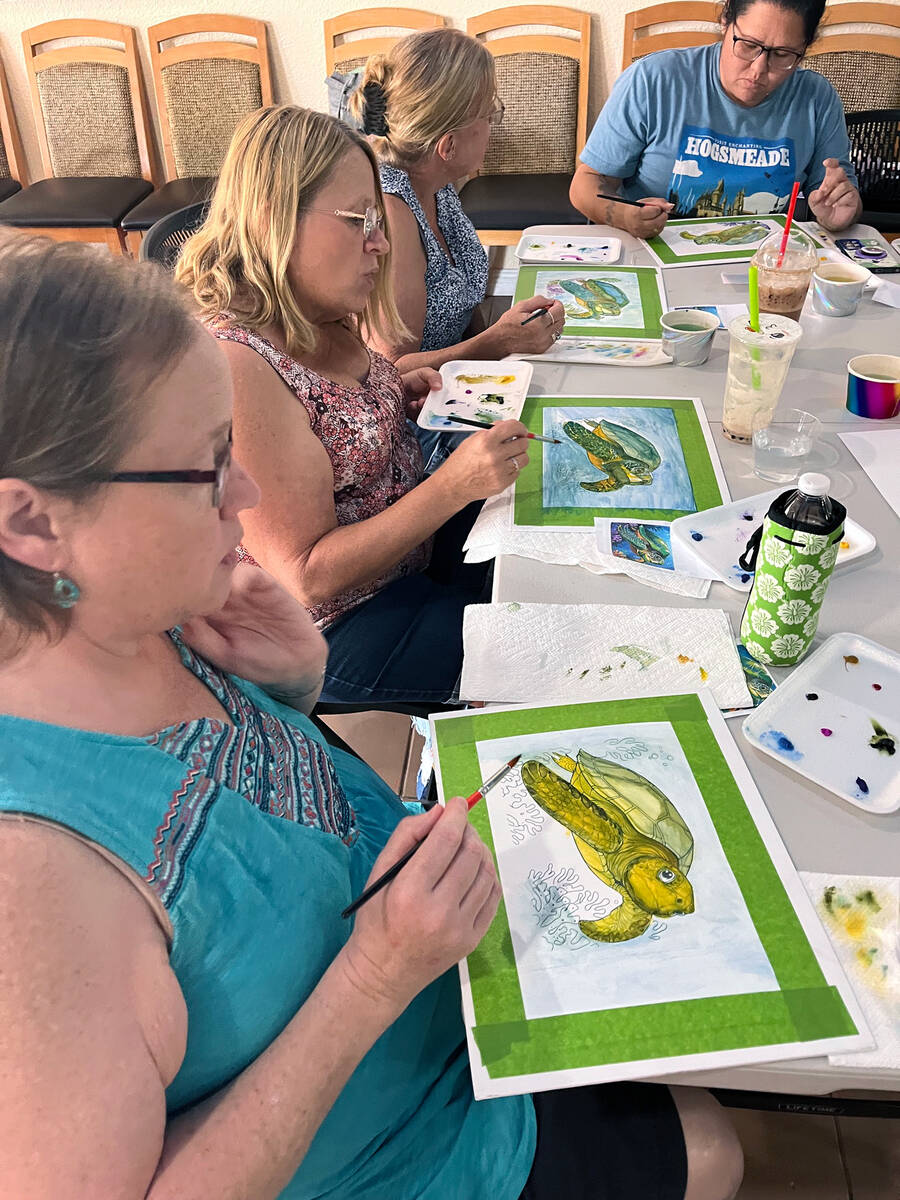 This July, the Living Free Cafe was host to an Art for Recovery Class on watercolors, led by ar ...