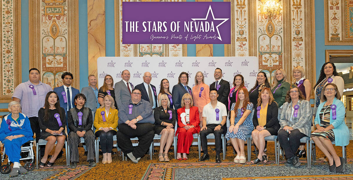 The last time Pahrump had finalists in the Stars of Nevada - Governor's Points of Light Awards ...