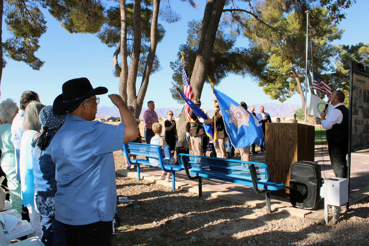 Pahrump Valley Rotary Club's 10th Annual 9/11 Memorial Ceremony. (Robin Hebrock/Pahrump Valley ...