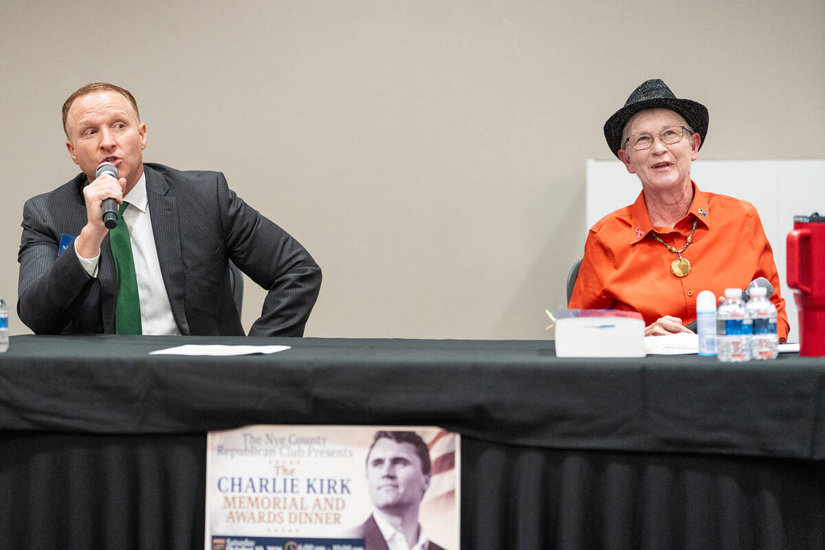 Throughout the Fifth Judicial District Court, Department 1 judge debate, the incumbent and the ...