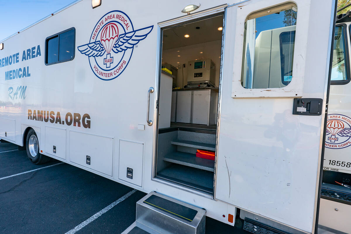 Remote Area Medical (RAM) will be returning to Pahrump on on Saturday, Oct. 3 and Sunday, Oct. ...