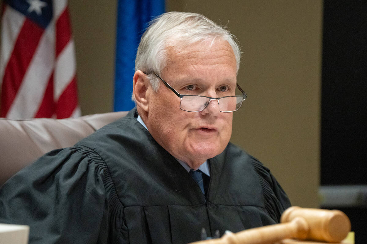 Senior Judge David Barker oversaw the Sept. 24 hearing. Fifth Judicial District Court Departmen ...