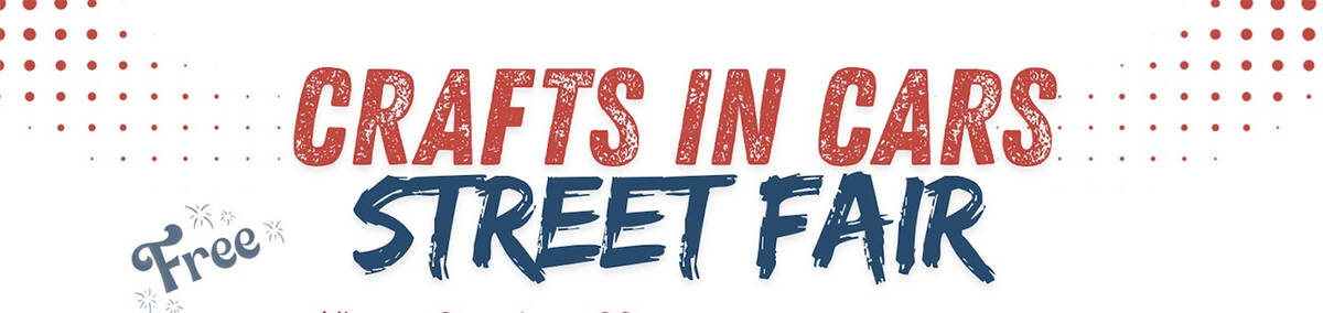 The first annual Cars in Crafts Street Fair will take place on Saturday, Oct. 3, from 9 a.m. to ...