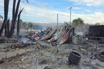 Campground infrastructure was damaged in the fire. (NPS/nps.gov)