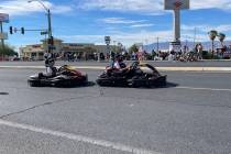 Spring Mountain Karting Complex showcased two of their rumbling performance karts at the Fall F ...