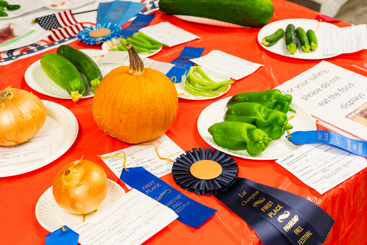 The Fall Festival Food and Horticulture Exhibit saw many entries this year, with locally-grown ...